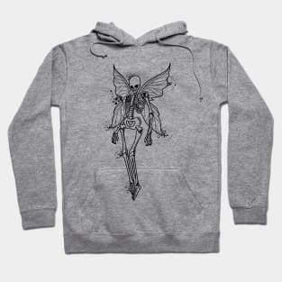 Fairycore - Fairy skeleton with fairy wings Hoodie